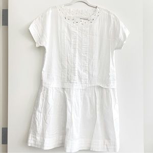 Kate Spade White Lace and Cotton Dress